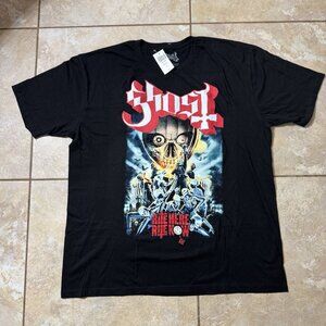 Ghost Band Rite Here Rite Now Skeleton Dance T-Shirt 2XL New